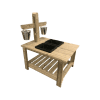 Children's Wooden Weights and Scales Table