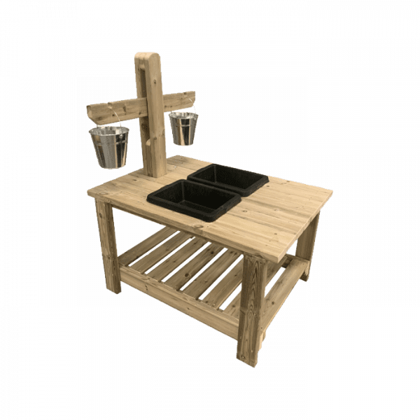 Children's Wooden Weights and Scales Table