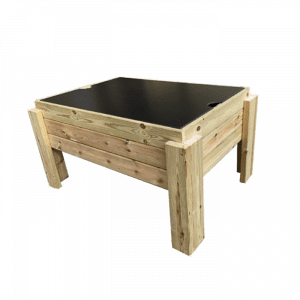 Sandpit Box with Chalkboard Lid